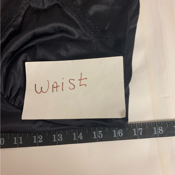 Slip Babydoll Vintage Intimates Feminine Lace Dark Romantic Goth Womens Size.38 - Picture 6 of 8